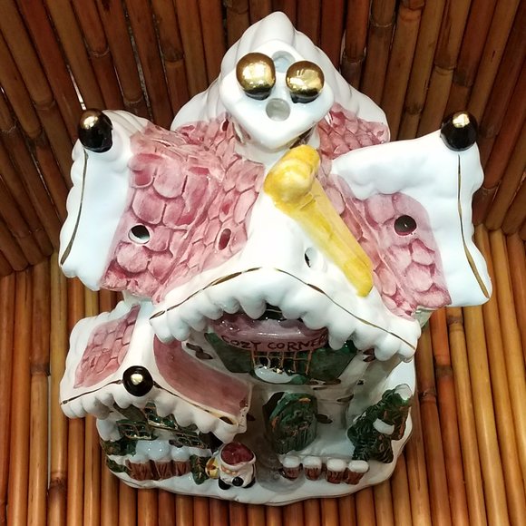 Santa's Cozy Corner Tealight Cottage - Picture 5 of 6